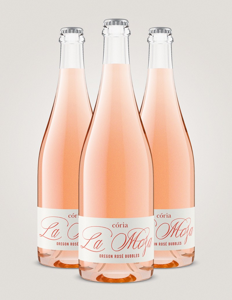 'La Moza' Oregon Rosé Bubbles 3-Pack